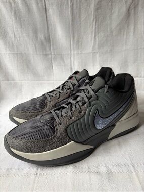 Nike Ja 2 Iron Exposure Gray White Basketball Shoes Size 15 FD7328-002